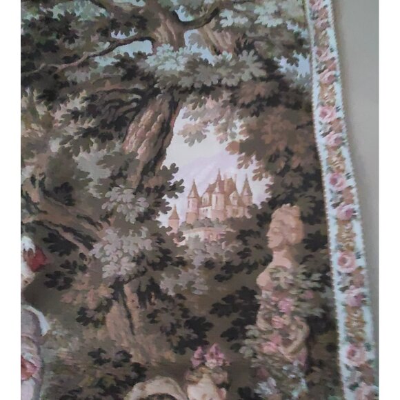 French Tapestry By JP Paris Panneaux Gobelins L'embarquement Pour Cythere - Picture 9 of 11